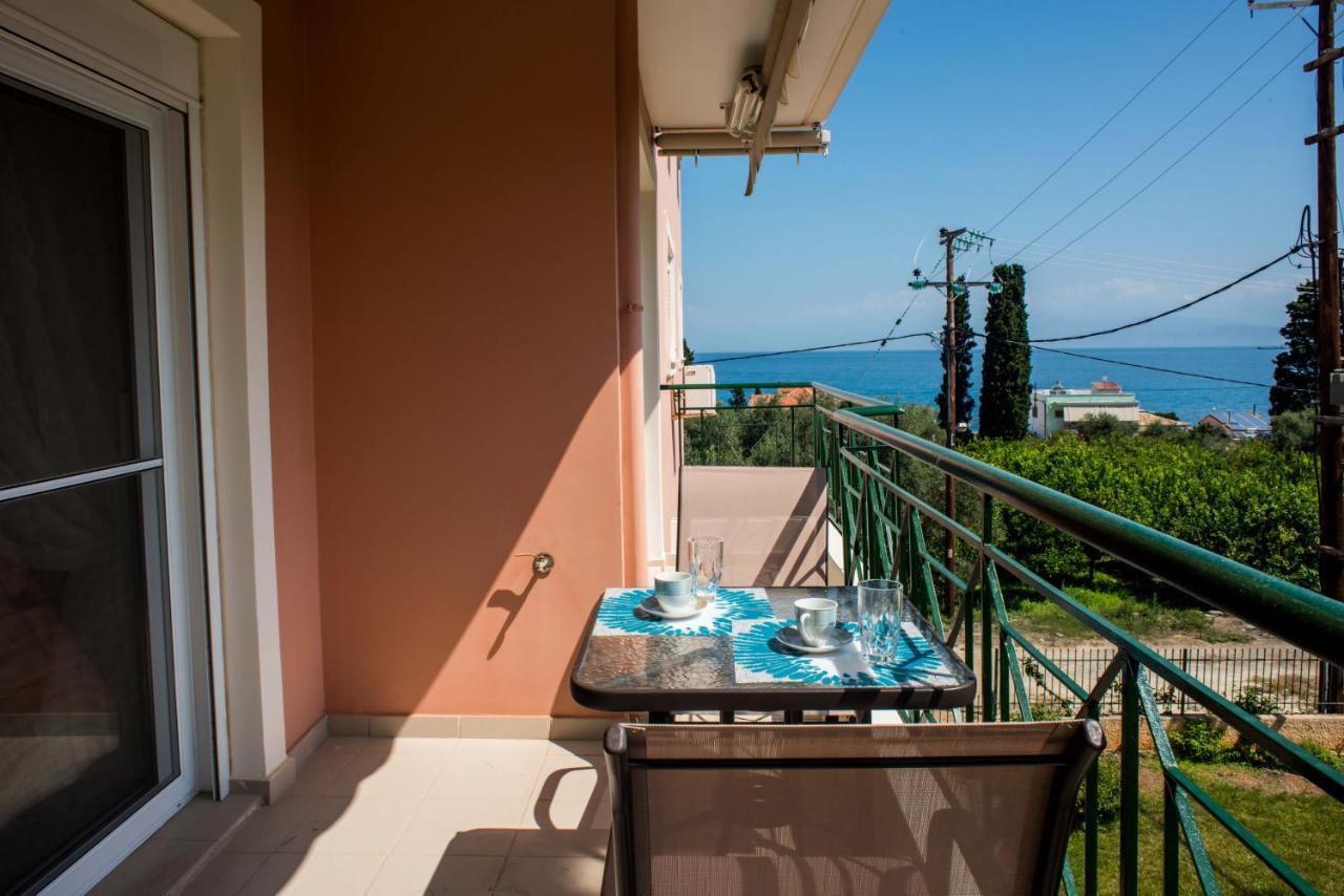 Lovely Apartment Next To The Sea Lygia Korinthias Ligia  Esterno foto