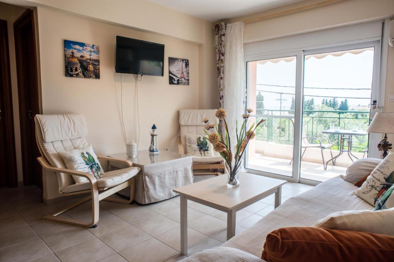 Lovely Apartment Next To The Sea Lygia Korinthias Ligia  Esterno foto